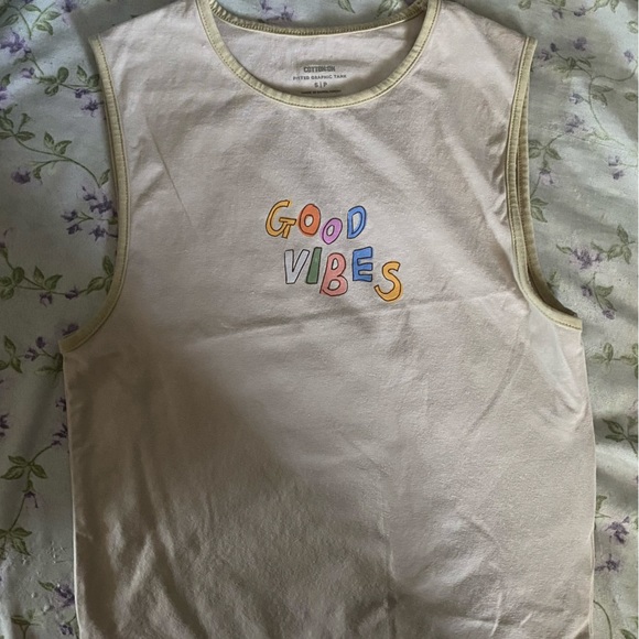 Cotton on good vibes fitted graphic tank - Picture 5 of 5